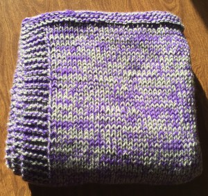 Ali's blanket folded