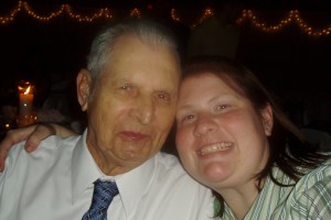 My Grandpa and I at a cousins wedding almost 10 years ago.